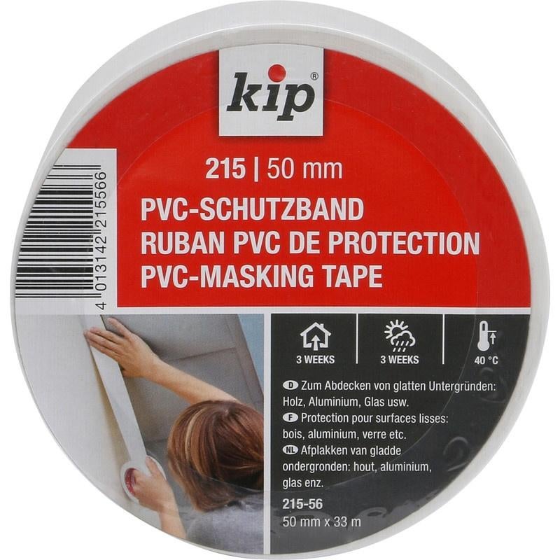 Kip 215 PVC afplaktape Wit 50mmx33m (6 rollen), Ophalen of Verzenden, Nieuw, Overige typen
