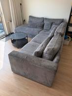 Bank Terheijden 3-zits met ottomaan, Ophalen, 250 tot 300 cm, Gebruikt, Hoekbank