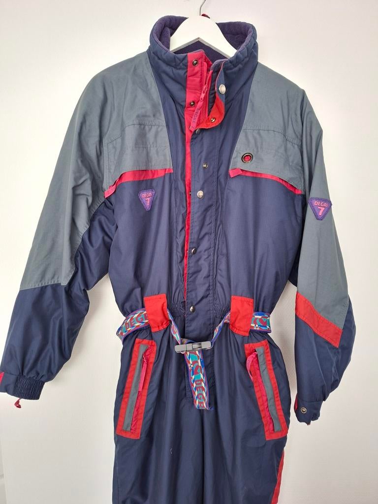 Vintage skipak 56/XXL retro fout après-ski carnaval klunen, Ophalen of Verzenden, 160 tot 180 cm, Kleding, Overige merken