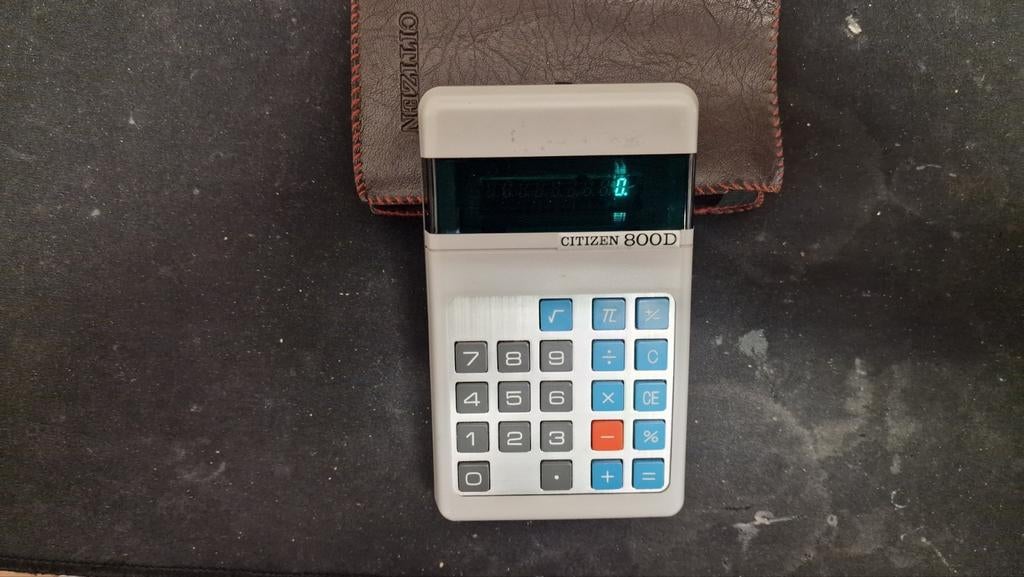 Citizen 800D calculator Vintage!, Verzamelen, Elektronische Apparatuur, Ophalen of Verzenden