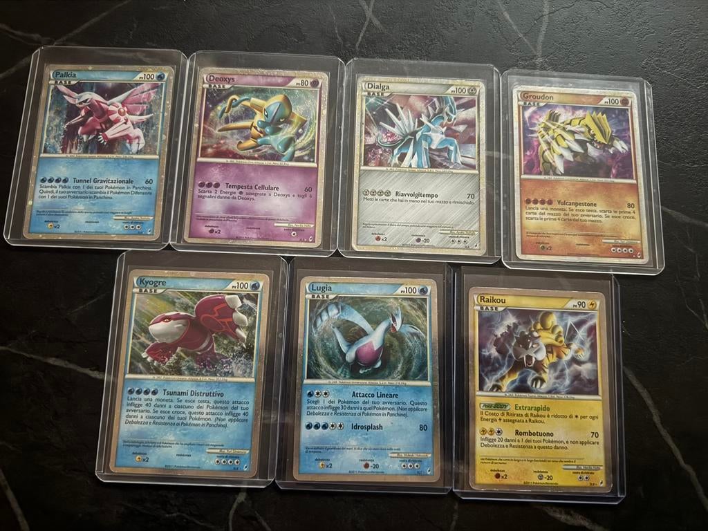 Rare Pokémon Call of Legends Shiny Set – 7 Cards, Ophalen of Verzenden, Zo goed als nieuw