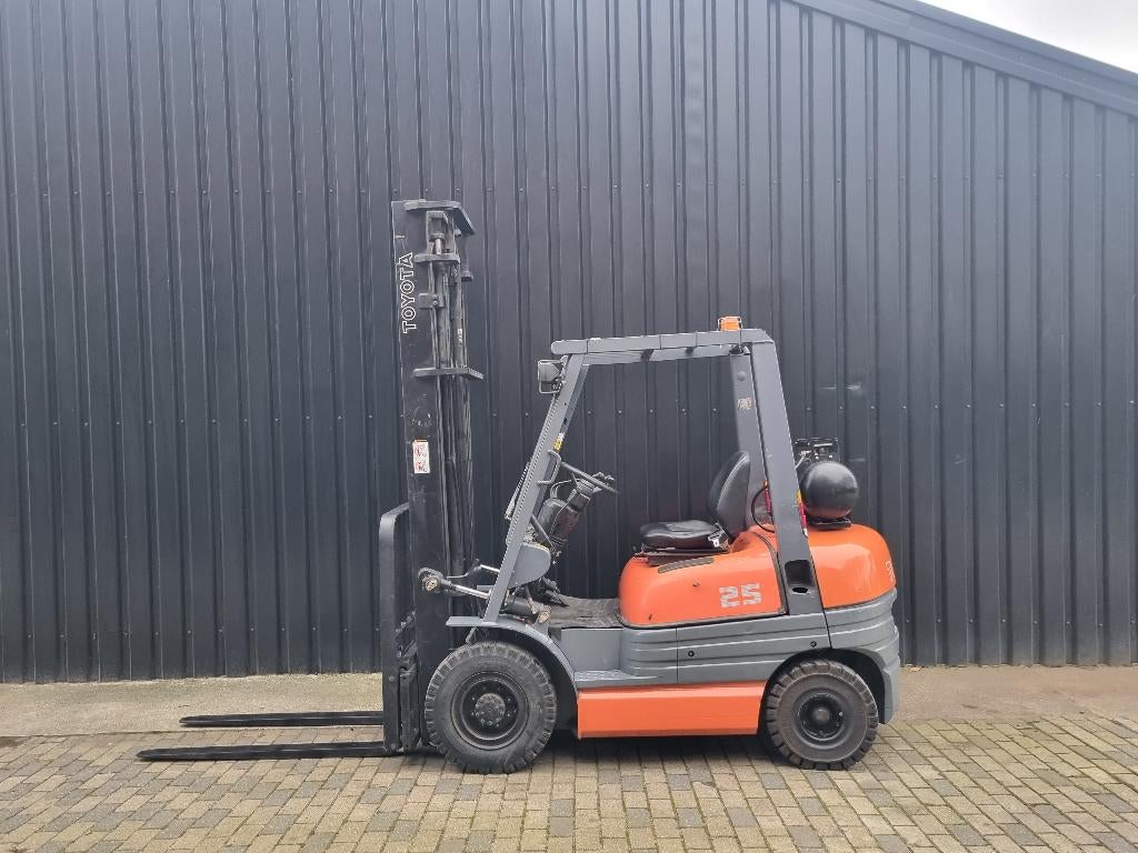 Heftruck Toyota 2.5 ton Lpg Duplexmast 4.30 Side-shift ut, Ophalen, Gebruikt, IJzer
