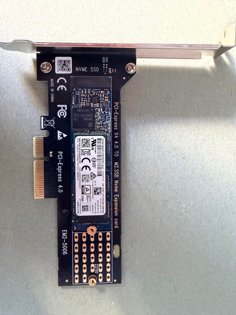 Toshiba NVME 512Gb, Computers en Software, Harde schijven, Intern, SSD, Ophalen of Verzenden, Zo goed als nieuw