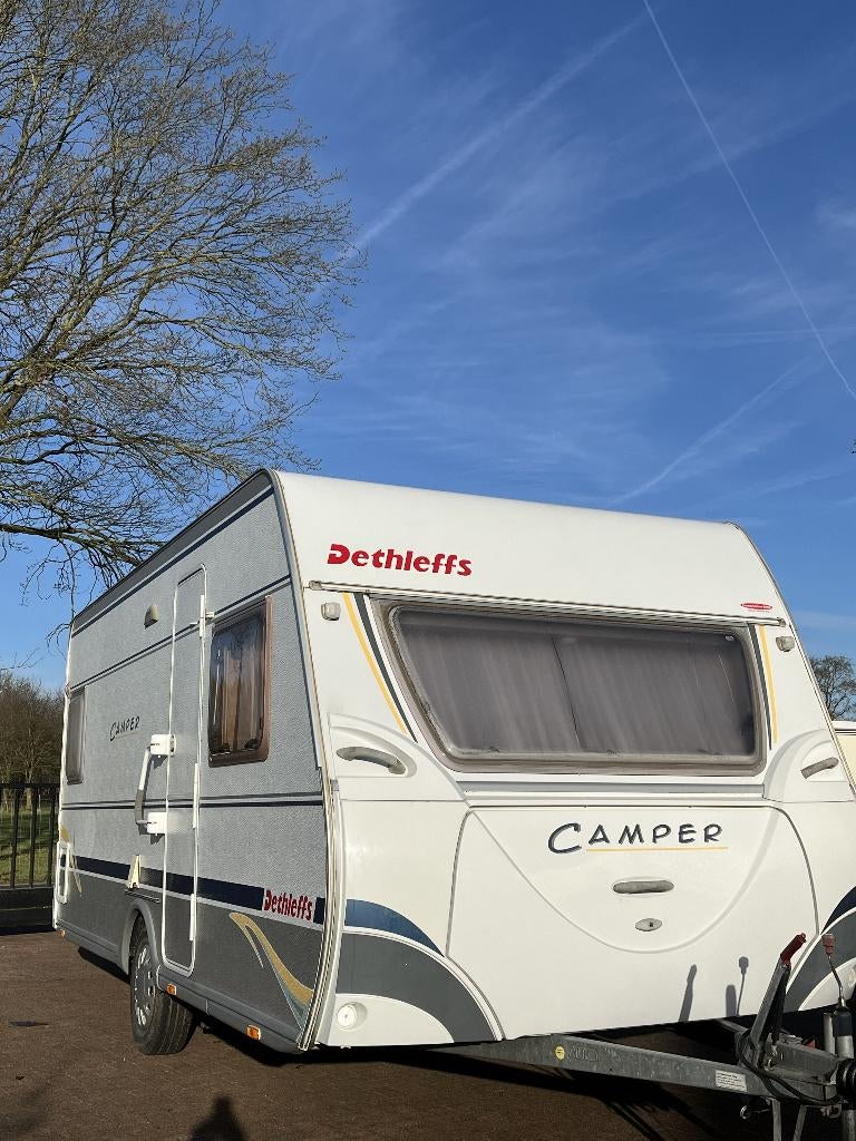 Mooie Dethleffs Camper EH3 Frans bed, Vast bed, Rondzit, Schokbreker, Bedrijf
