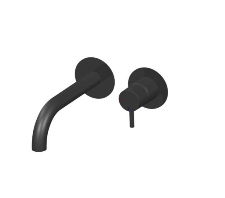 XENZ DUERO 2 GATS INBOUWWASTAFELKRAAN MAT ZWART, Niet ingevuld, Niet ingevuld, Nieuw, Ophalen of Verzenden