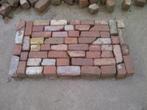 -- 100 m2 Oude hard gebakken 7-duimers, breukformaat --, Gebruikt, Keramiek, Klinkers, DeStenenMan