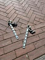 Ijzeren ophangbeugels voor markt of kledingrek (20 stuks), Ophalen, Gebruikt