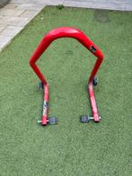 Rode paddock stand, Ophalen, Gebruikt