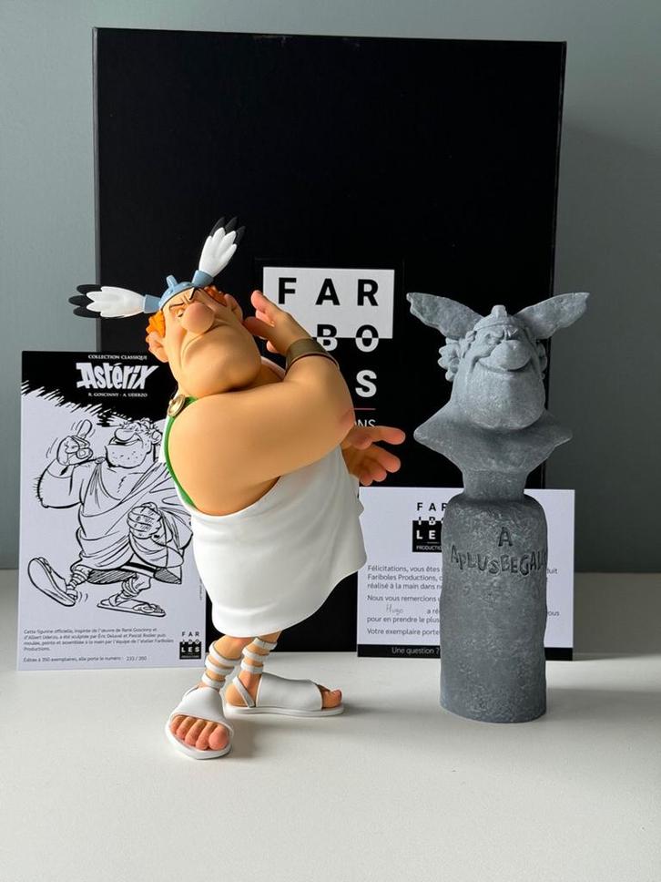 Aplusbegalix fariboles asterix, Verzamelen, Stripfiguren, Zo goed als nieuw, Beeldje of Figuurtje, Asterix en Obelix, Ophalen of Verzenden