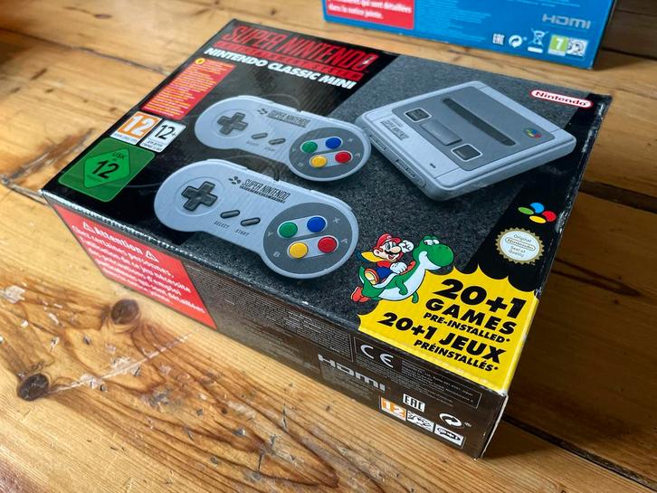 Snes Mini Classic - Super Nintendo Entertainment System, Spelcomputers en Games, Spelcomputers | Nintendo Super NES, Zo goed als nieuw