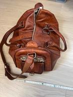 Vintage Leren Reistas / Weekendtas - Bruin, Sieraden, Tassen en Uiterlijk, Tassen | Reistassen en Weekendtassen, 40 tot 60 cm