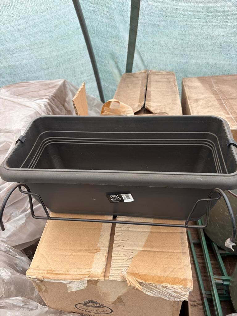 Balkon bakken partij, Tuin en Terras, Bloembakken en Plantenbakken, Ophalen, Kunststof, Minder dan 30 cm, Balkon