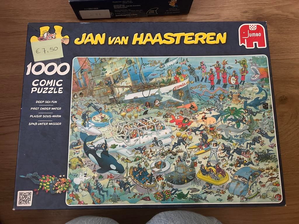 Jan van haasteren puzzels, Ophalen of Verzenden, 500 t/m 1500 stukjes, Zo goed als nieuw
