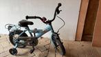 Kinderfiets met zijwieltjes - Blauw, Fietsen en Brommers, Ophalen, Gebruikt, Minder dan 16 inch, Zijwieltjes