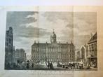 Amsterdam, Paleis op de Dam, 1760, Antiek en Kunst, Kunst | Etsen en Gravures, Verzenden