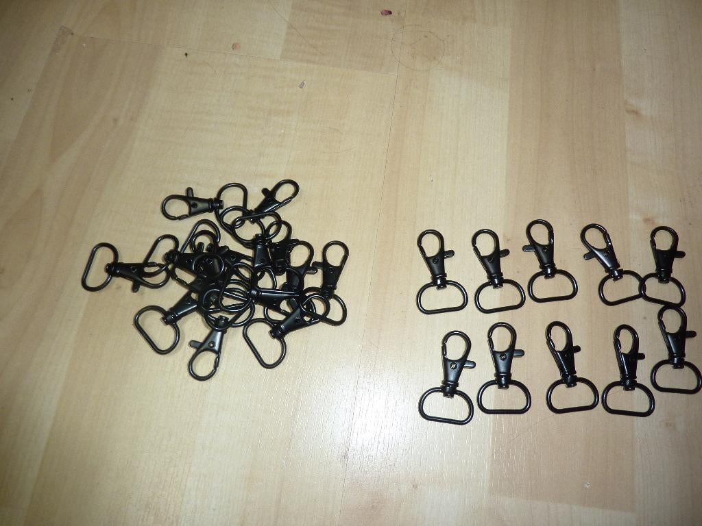 Fournituren voor tassen zwarte musketonhaken, Hobby en Vrije tijd, Naaien en Fournituren, Verzenden, Nieuw, Garen of Naald(en)