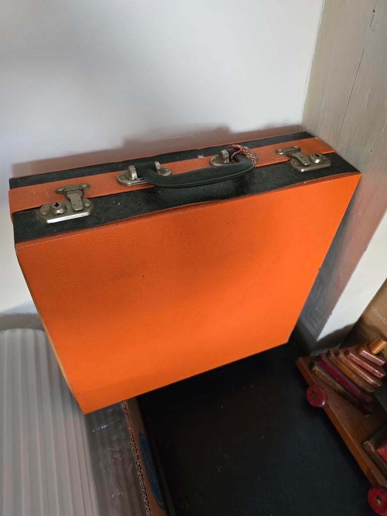 Platenkoffer  vintage, Ophalen, Huis en Inrichting