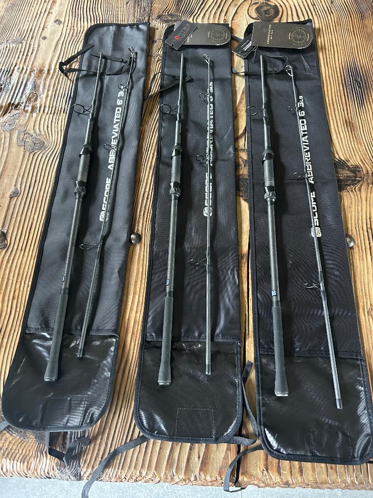 3x Nash Scope Abbreviated Sawn-Off Rods 6ft 3 lb, Watersport en Boten, Hengelsport | Karpervissen, Ophalen of Verzenden, Zo goed als nieuw