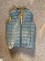 Body Warmer Grijs met gele binnenkant, Kinderen en Baby's, Kinderkleding | Maat 140, Ophalen of Verzenden, Zo goed als nieuw, Jongen of Meisje