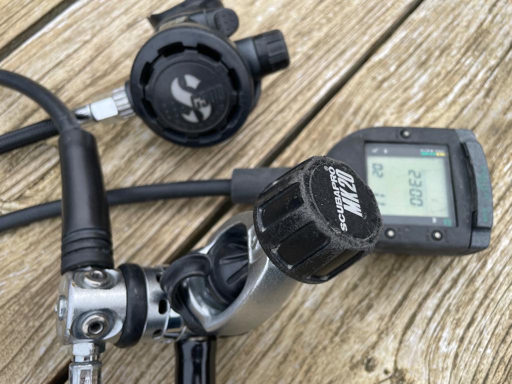Ademautomaat Scubapro MK20 +G500 + Suunto Favor duikcomputer, Ophalen of Verzenden, Gebruikt, Overige typen