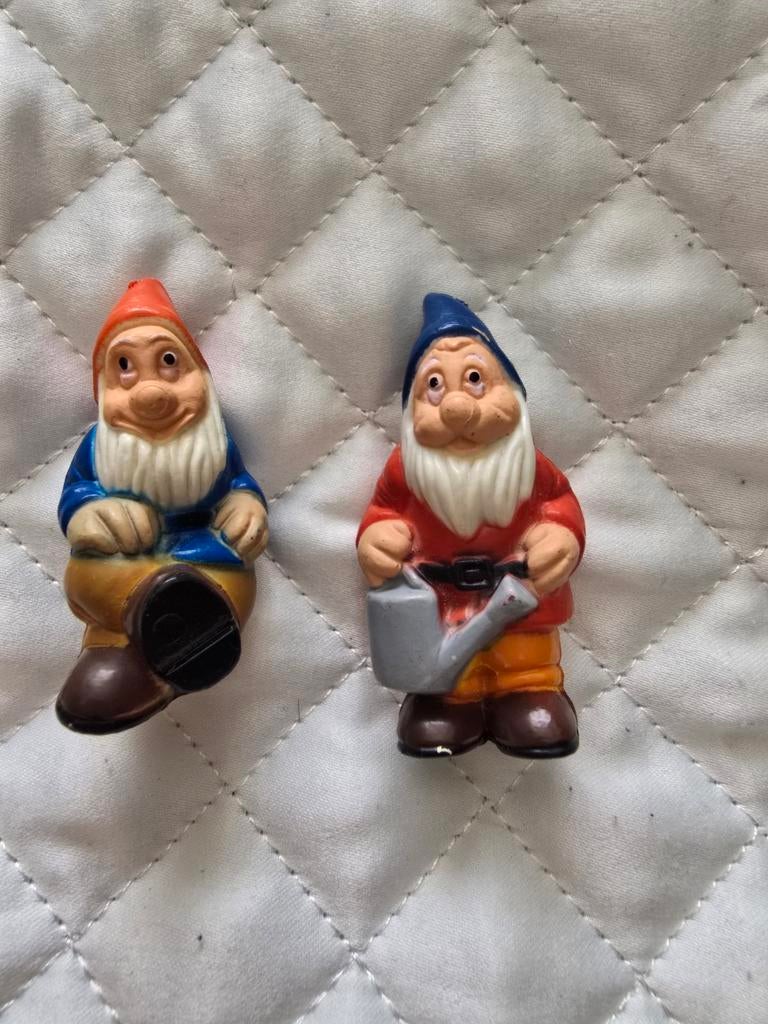 2 oude poppetjes  kabouters, Ophalen of Verzenden, Gebruikt