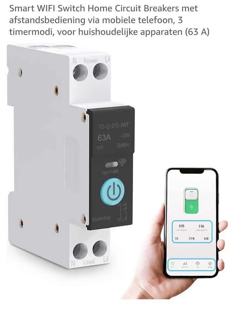 Tuya wifi automaten (metered), Verzenden, Nieuw, Schakelaar