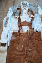 Lederhose 52 overhemd kousen oktoberfeest Tiroler, Ophalen, Zo goed als nieuw, Maat 52/54 (L), Overige thema's