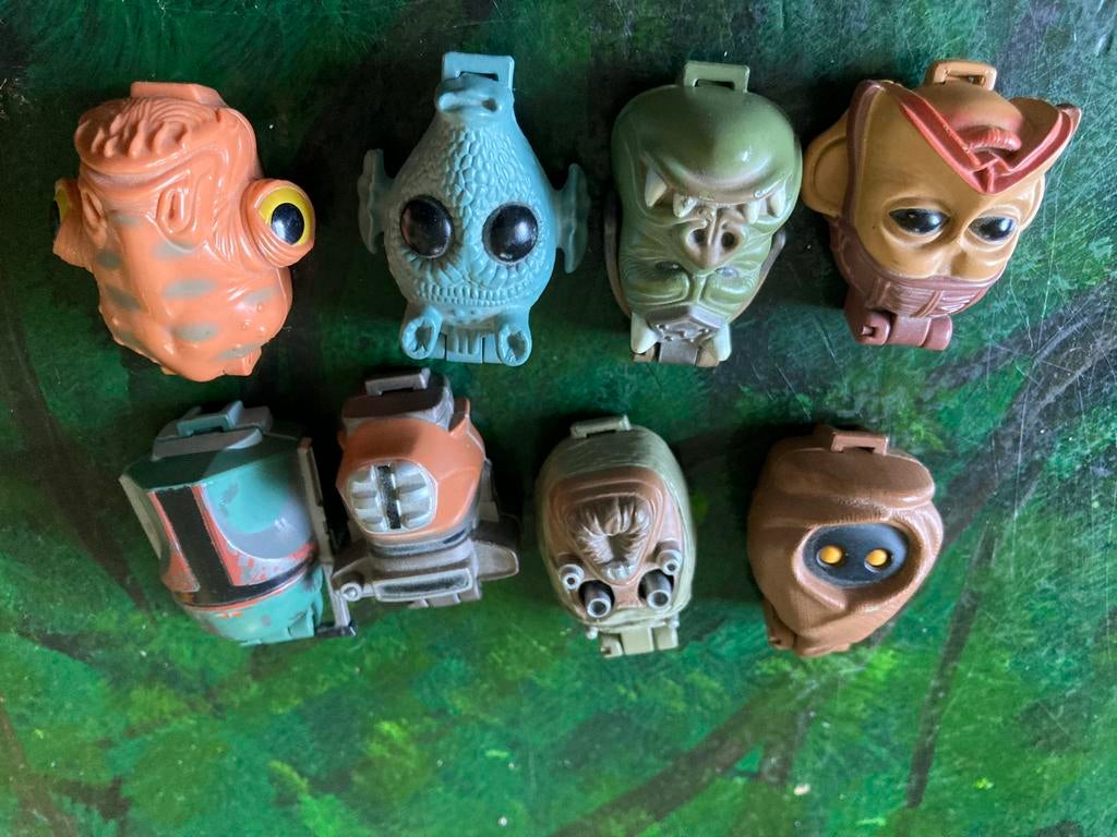 Star Wars Micro Machines Hoofden Collectie, Ophalen of Verzenden, Gebruikt, Actiefiguurtje