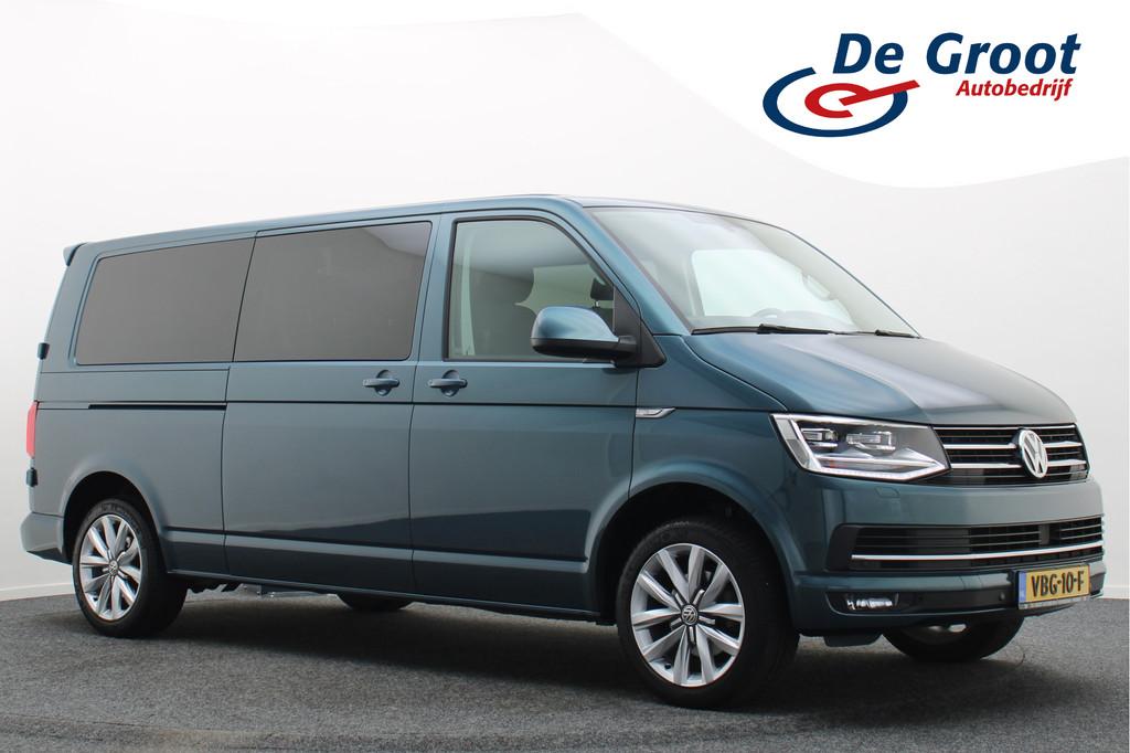Volkswagen Transporter 2.0 TDI DSG 150 PK Lang DC Highline 5, Stof, Gebruikt, 4 cilinders, 150 pk
