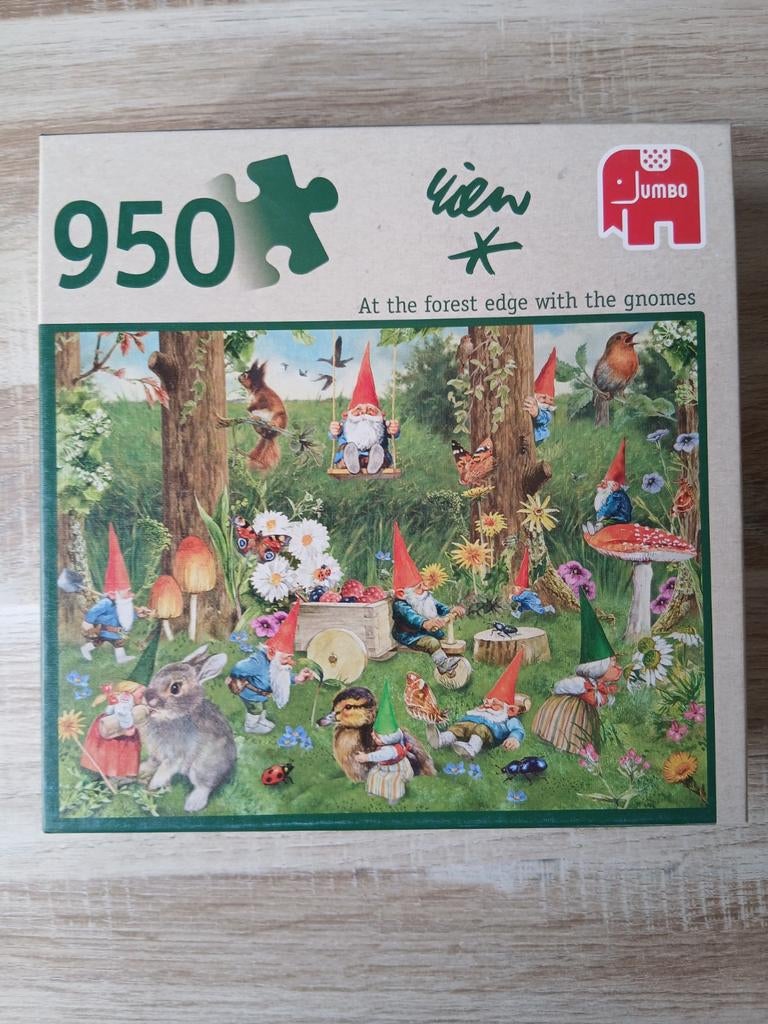 Jumbo puzzel 950 stukjes met kabouters, Ophalen of Verzenden