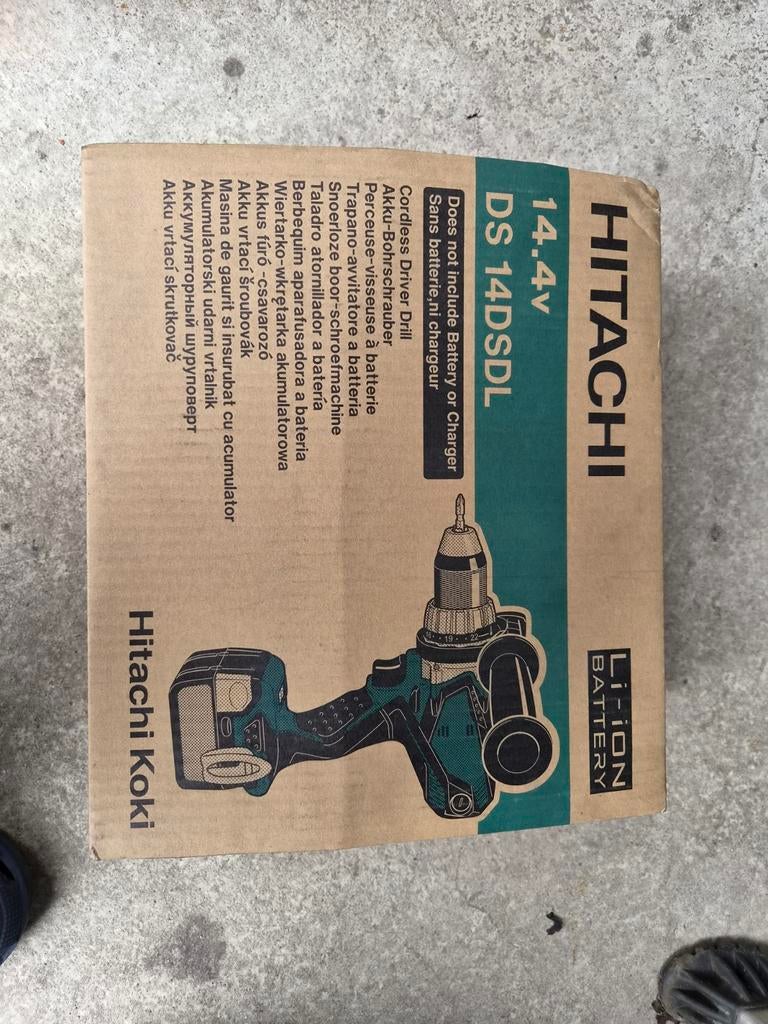 Hitachi DS14DSDL 14.4V accu boor-schroefmachine, Doe-het-zelf en Verbouw, Gereedschap | Boormachines, Ophalen of Verzenden