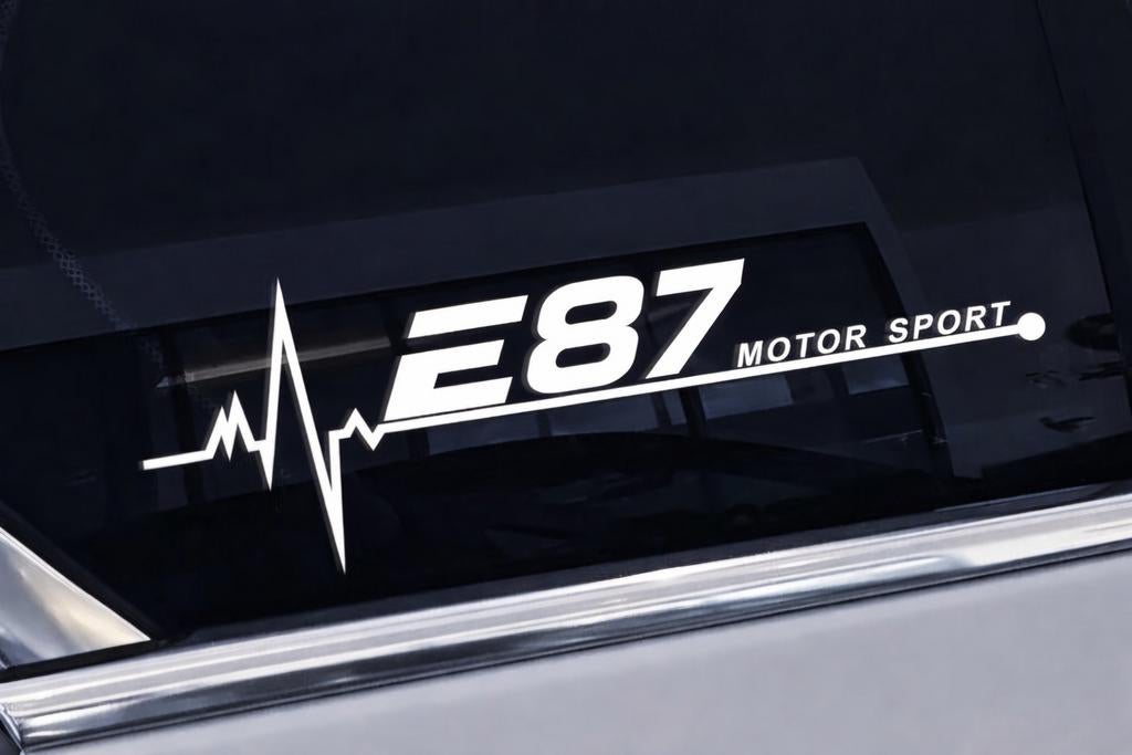 BMW E87 raam stickers 2 stuks nieuw, Auto diversen, Autostickers, Ophalen of Verzenden