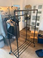 Stevig verrijdbaar kledingrek - metaal, Ophalen, Met wielen, Gebruikt