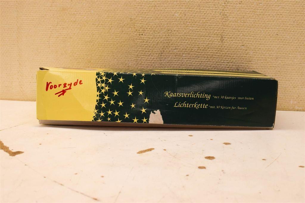 Kerstverlichting in de vorm van een kaars 51149, Diversen, Ophalen of Verzenden, Gebruikt