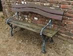 oude tuinbank bank met gietijzeren poten, Antiek en Kunst, Ophalen