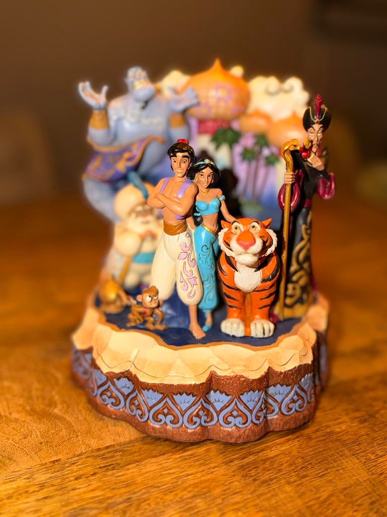Disney Traditions Aladdin Carved by Heart, Ophalen of Verzenden