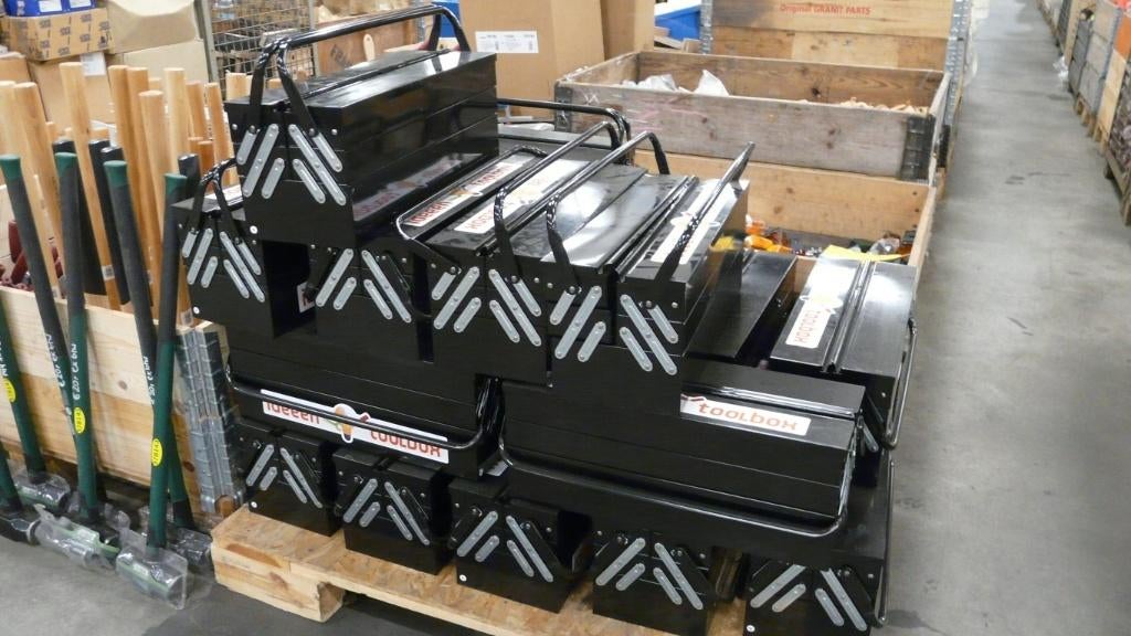 Toolbox – metalen gereedschapskist, Ophalen, Nieuw