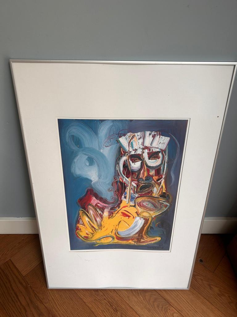 Zeefdruk Jan te Wierik, Antiek en Kunst, Ophalen of Verzenden