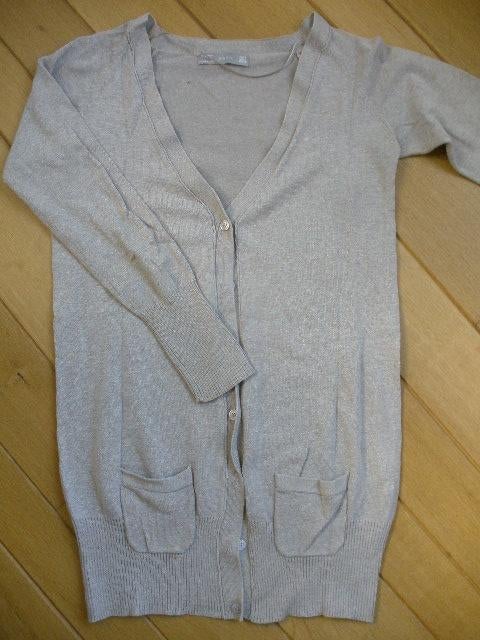 ZARA vest beige lang maat S, Maat 38/40 (M), Ophalen of Verzenden, Zo goed als nieuw, Zara