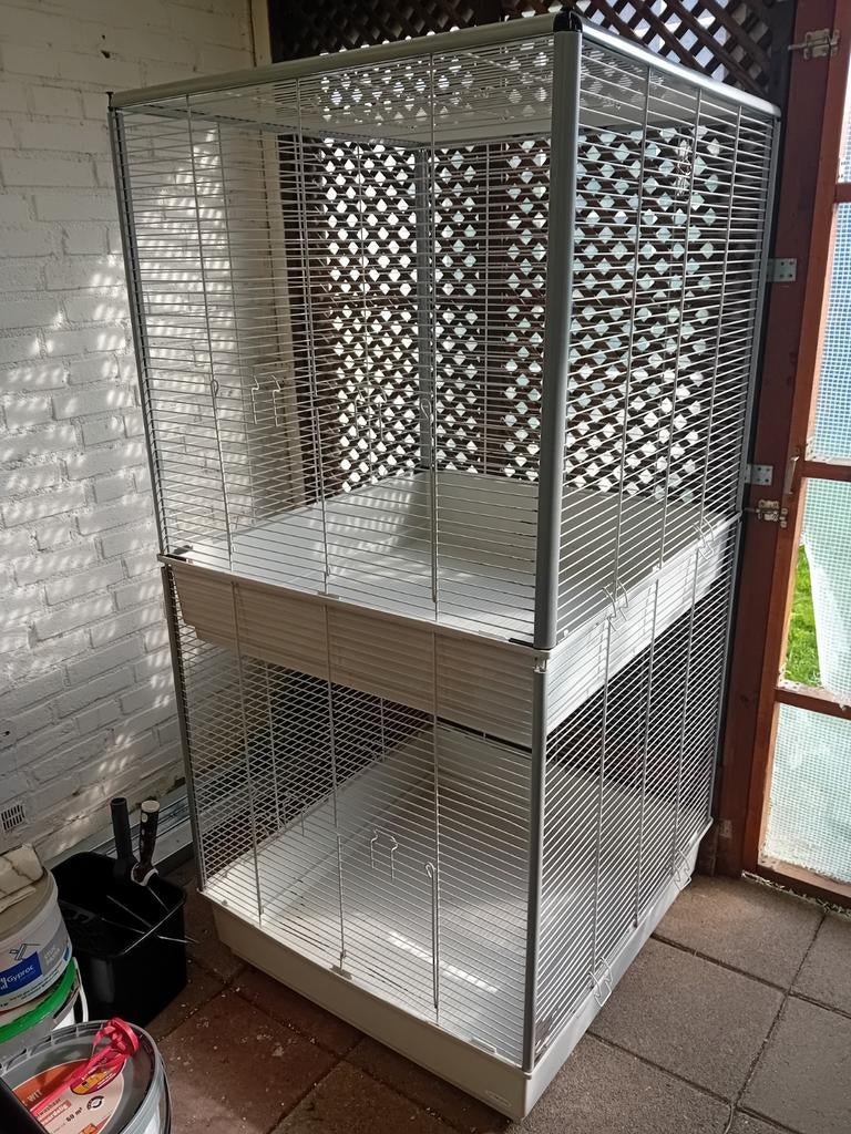 Ferplast furet tower met accessoires, Dieren en Toebehoren, Ophalen, Kooi, Gebruikt, 90 cm of meer