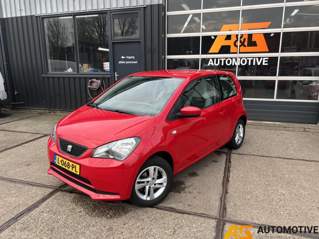 Seat Mii 1.0 2013 Rood | Airco | Cruise | PDC |, Auto's, Seat, Voorwielaandrijving, Euro 5, Mii, Handgeschakeld