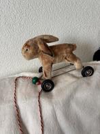 Oud voortrek haasje op wielen, Antiek en Kunst, Ophalen of Verzenden