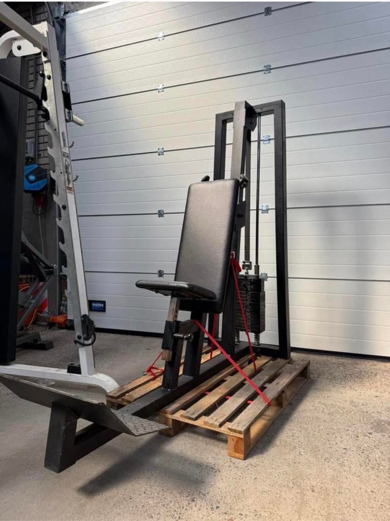 Gym 80 French press / overhead tricep machine / Black, Ophalen, Benen, Gebruikt, -