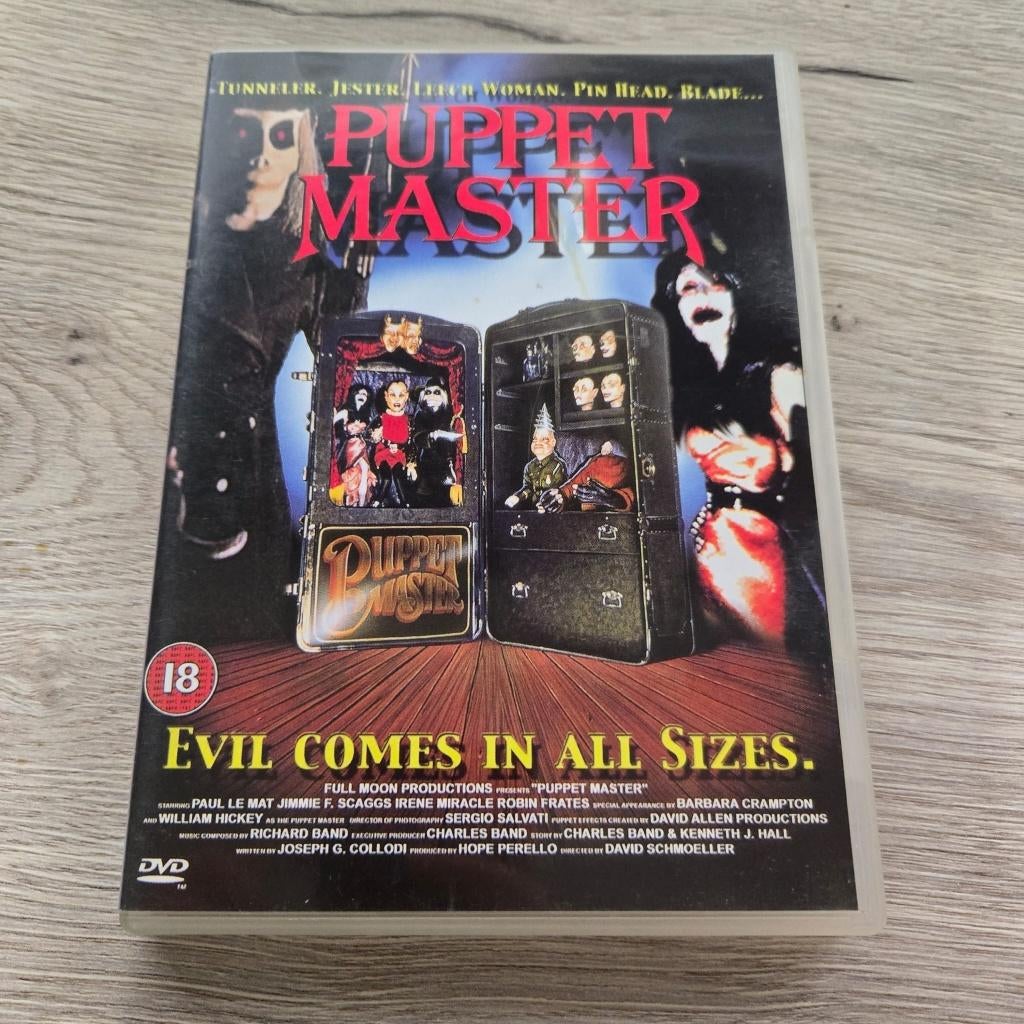 Puppet Master (4 HALEN = 3 BETALEN), Cd's en Dvd's, Dvd's | Horror, Alle leeftijden, Ophalen of Verzenden, Zo goed als nieuw