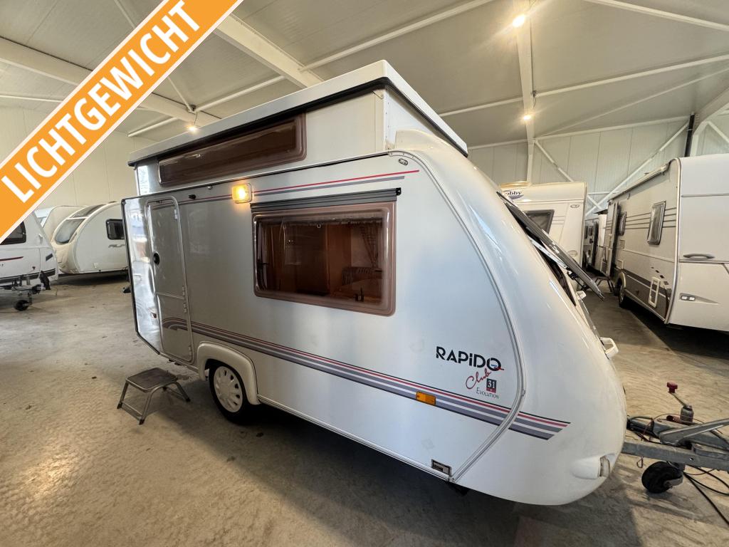 Rapido Club 31T / hefdak / voortent / licht gewicht, Caravans en Kamperen, Tot en met 2, Bedrijf, Treinzit, Rapido