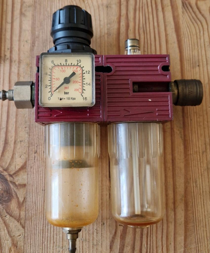 Perslucht onderhoudseenheid FRL-unit, 100 liter of meer, Ophalen, Minder dan 200 liter/min