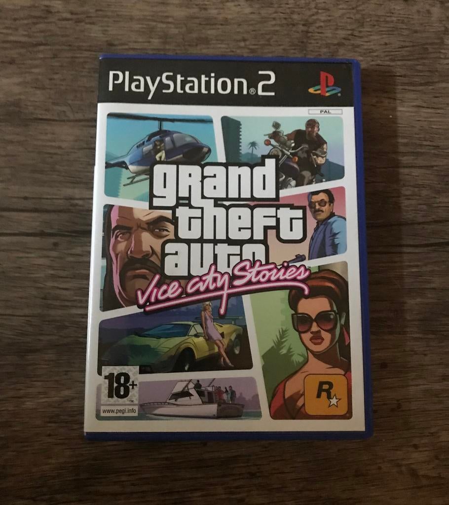 GTA Vice City Stories PlayStation 2 (in nette staat)., Avontuur en Actie, Vanaf 18 jaar, 1 speler, Ophalen of Verzenden