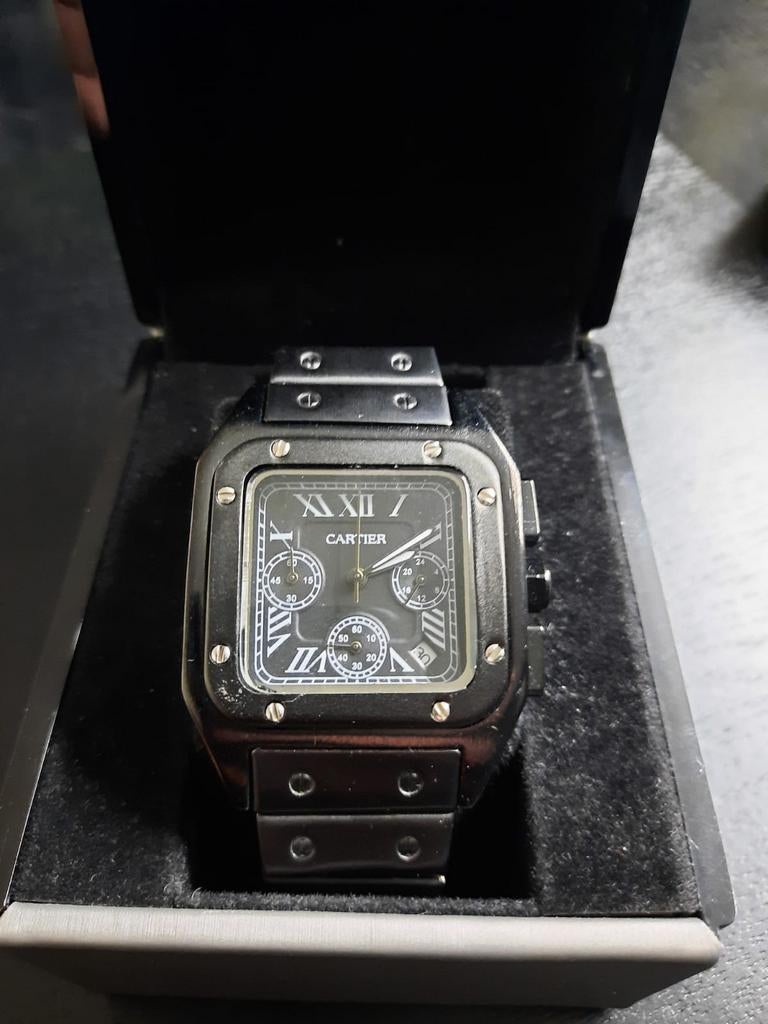 Cartier Santos, Nike Barcelona, Armani, Ophalen of Verzenden, Zo goed als nieuw, Polshorloge, Overige merken