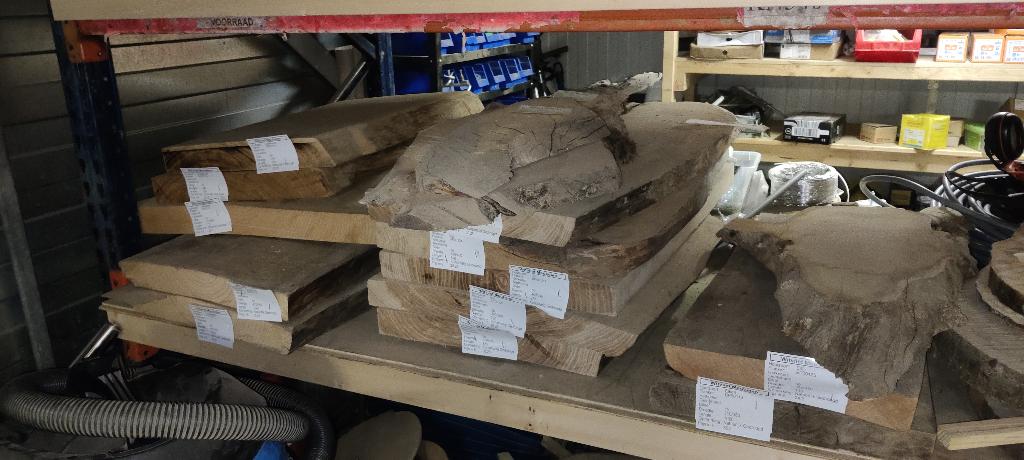 Boomstamplank rest stukken, Hobby en Vrije tijd, Knutselen, Nieuw, Knutselmateriaal, Hout, Ophalen