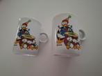 Donald Duck mokken 2 stuks, Verzamelen, Disney, Ophalen of Verzenden, Donald Duck, Gebruikt, Servies